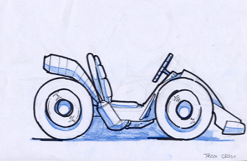 Crash Nitro Kart Concept Art