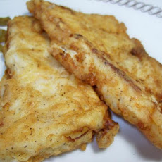 Fried Cod for Fish and Chips With Tartar Sauce