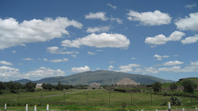 At the Teotihuacan archeology site