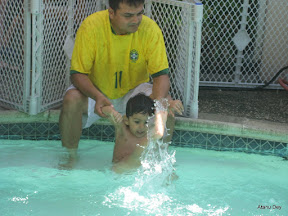 Thrashing the water