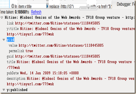 yahoo pipes debugger yahoo pipes debugger
