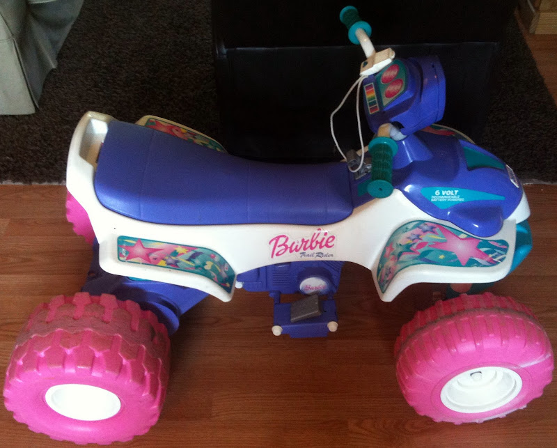Modified Power Wheels chozian's Super 6 PW Barbie Trail Rider Quad