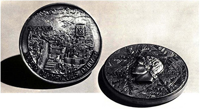 Medal commemorating the Xth Winter Olympic Games