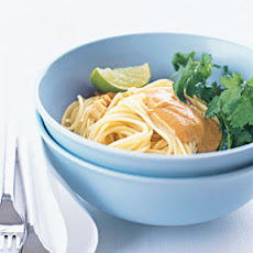Cold Noodle Salad with Peanut Butter Dressing