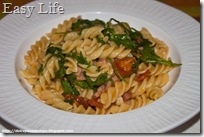 fusilli speck,rucola,pomodorini