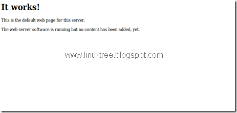 we restart Apache2:
