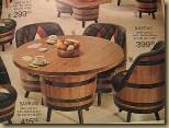 barrel table