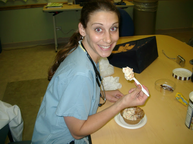 Sarah Z., a.k.a. Cochise is one happy intern