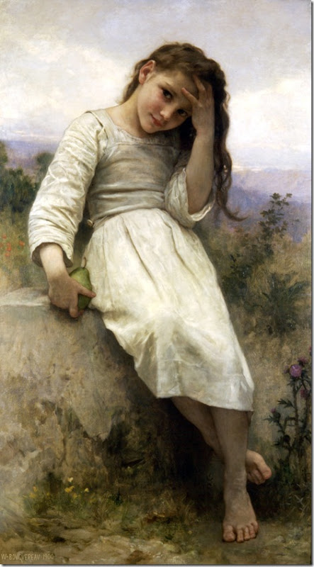William Bouguereau - Little Thief _1900_ William Bouguereau - Little Thief _1900_