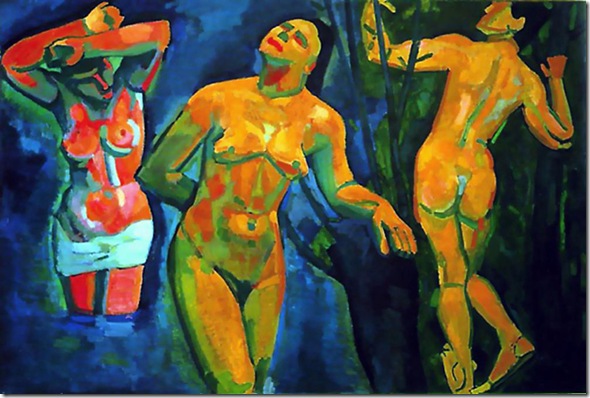 Derain Bathers 1907 Derain Bathers 1907