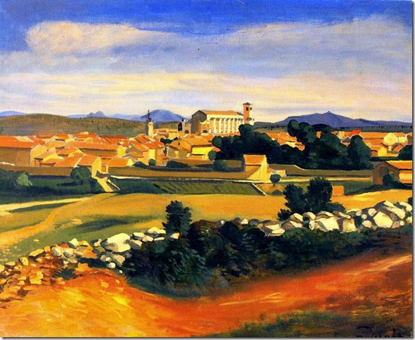 Paisaje de Saint-Maximin 1930