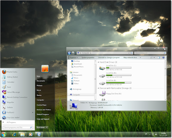 Silver smooth Windows 7 theme Silver smooth Windows 7 theme