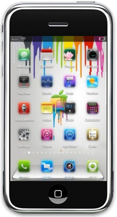 Apple Chromatic Theme For iPhone Apple Chromatic Theme For iPhone