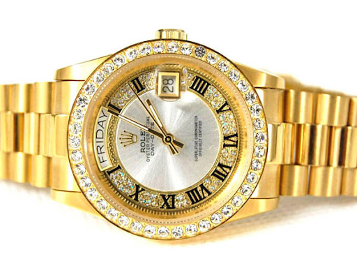 Rolex Oyster Perpetual Day-Date 18kt White Gold Mens Watch 1182097