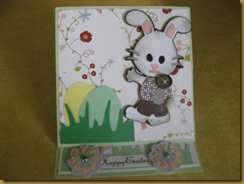 Boy Bunny Easel Card Boy Bunny Easel Card