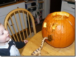 carving a pumpkin 021