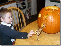 carving a pumpkin 024