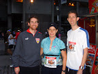 Dan, Laura, and I before the race