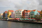 Waterfront cafes, Willemstad, Cura�ao