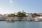 Queen Mary 2 tender in St. George's harbour, Grenada