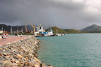 Rainclouds over Saint Thomas