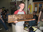President Stebila with the Natural Log