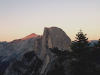 Half Dome at dusk