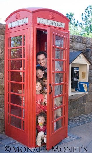 Red phone booth Red phone booth