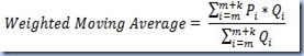 AVG - Weighted Moving Average AVG - Weighted Moving Average