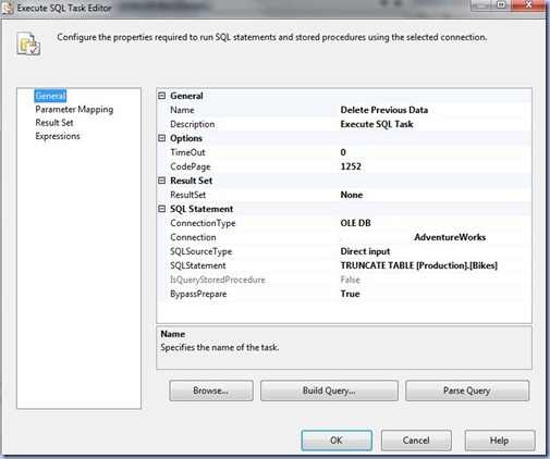 SSIS - Delete Previous Records SSIS - Delete Previous Records