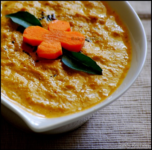 Carrot Pachadi