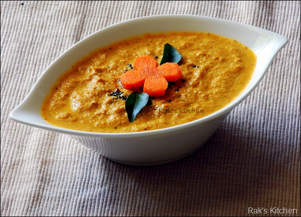 Carrot chutney!
