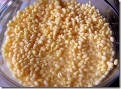 Soaked urad dal