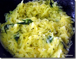 add grated mango