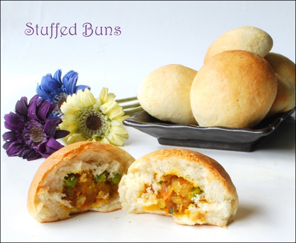 Stuffed Masala Buns