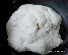 Add maida and make dough Add maida and make dough
