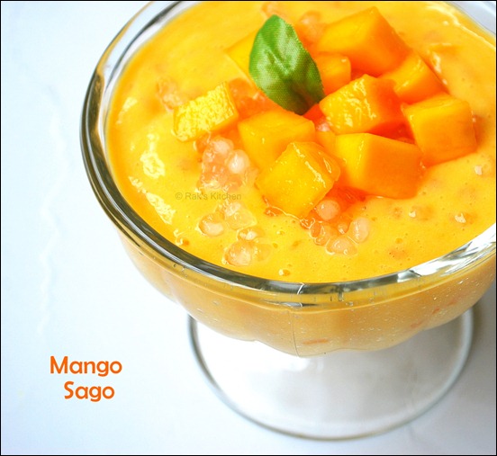 Mango sago - dessert/pudding