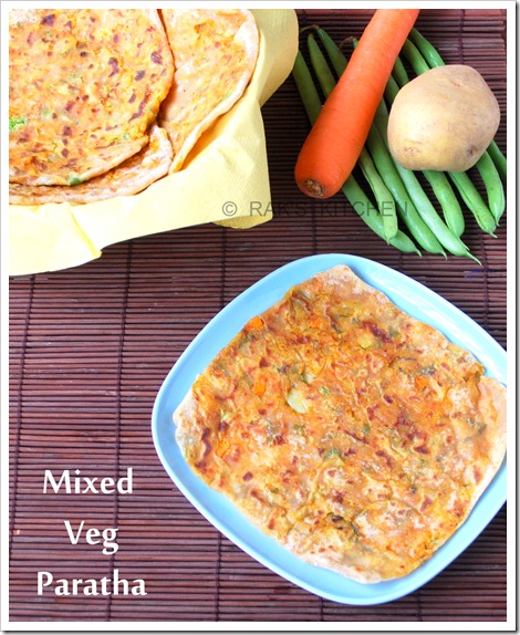 Mixed Veg Paratha