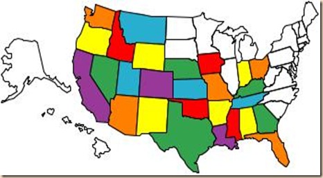 VisitedStatesMap VisitedStatesMap
