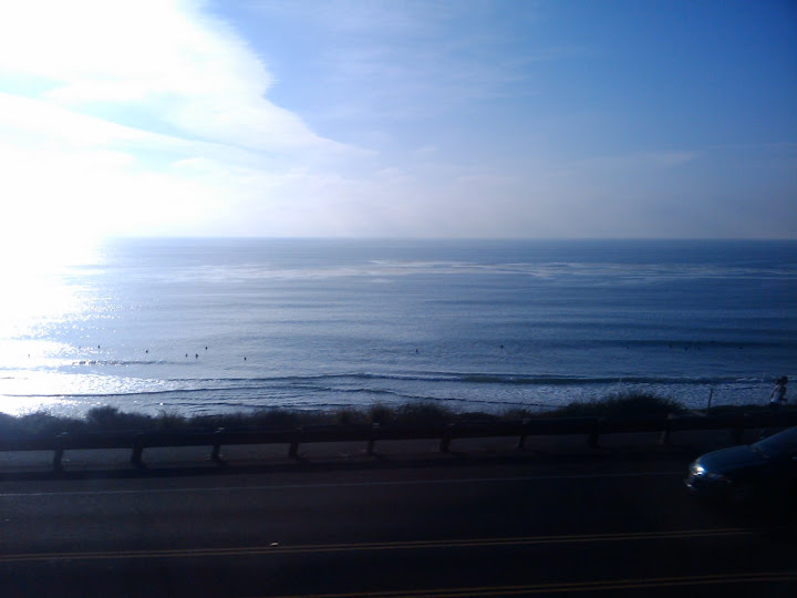 Surf near Cardiff from the Coaster