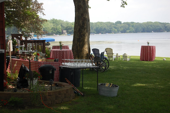 Pinckney lakeside cocktail hour