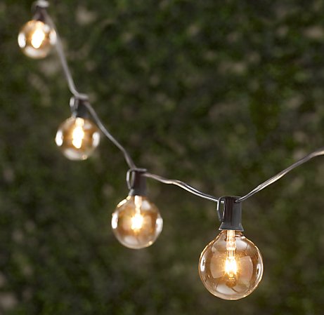 Restoration Hardware bulb lights