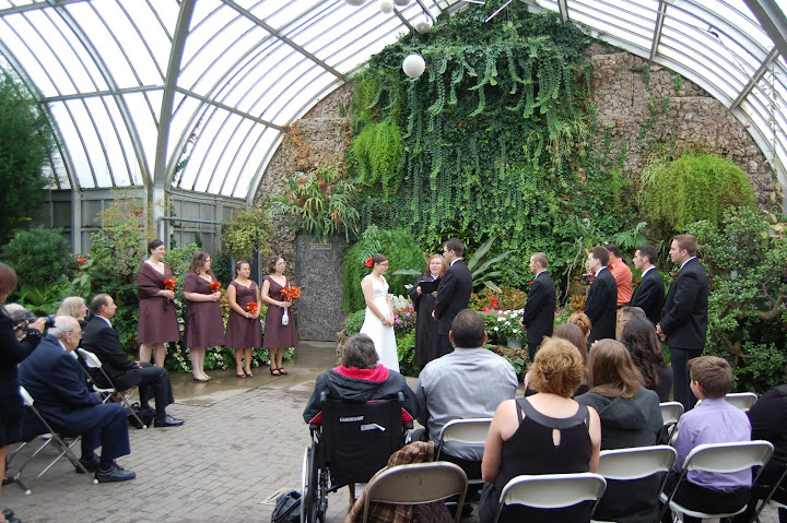 Belle Isle Conservatory wedding ceremony
