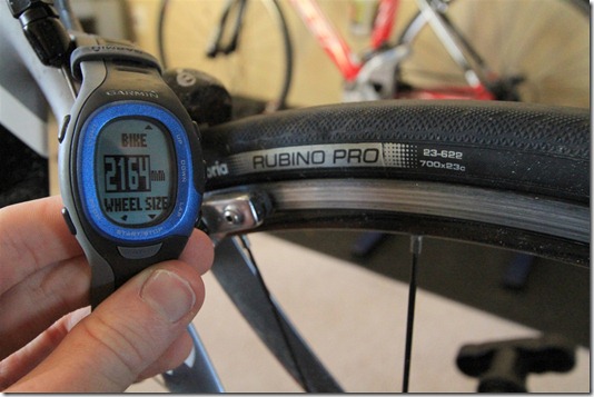 FR-60 Bike Wheel Size Calibration