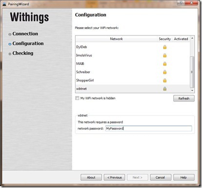 Withings WiFi Network Setup