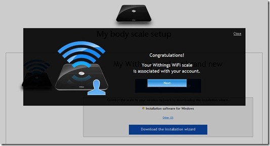 Withings WiFi Web Config Complete