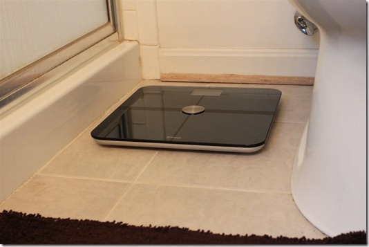 Scale in bathroom #1