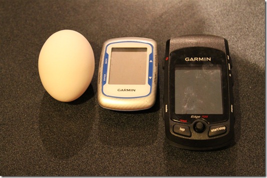 Edge 500, an Egg, and Edge 705