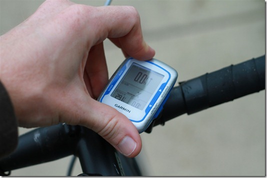 Edge 500 mount system on road bike