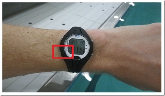 Swimovate Pool-Mate Pro Start Button